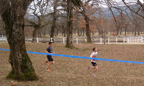 Kros v Lipici 2009 - Peter Oblak with Uroš Vodopivec on his heels (Copyright © 2009 Hendrik Böttger / runinternational.eu)